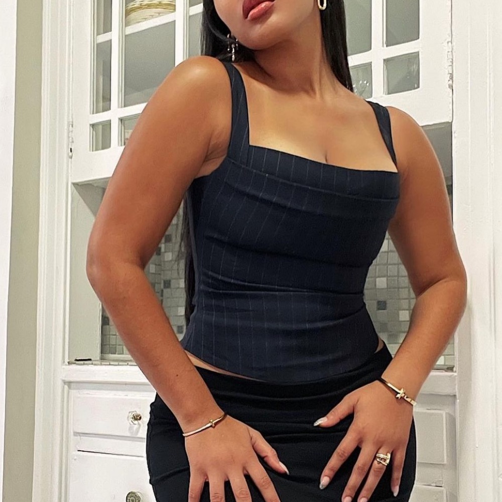 Miaou Pinstripe Top